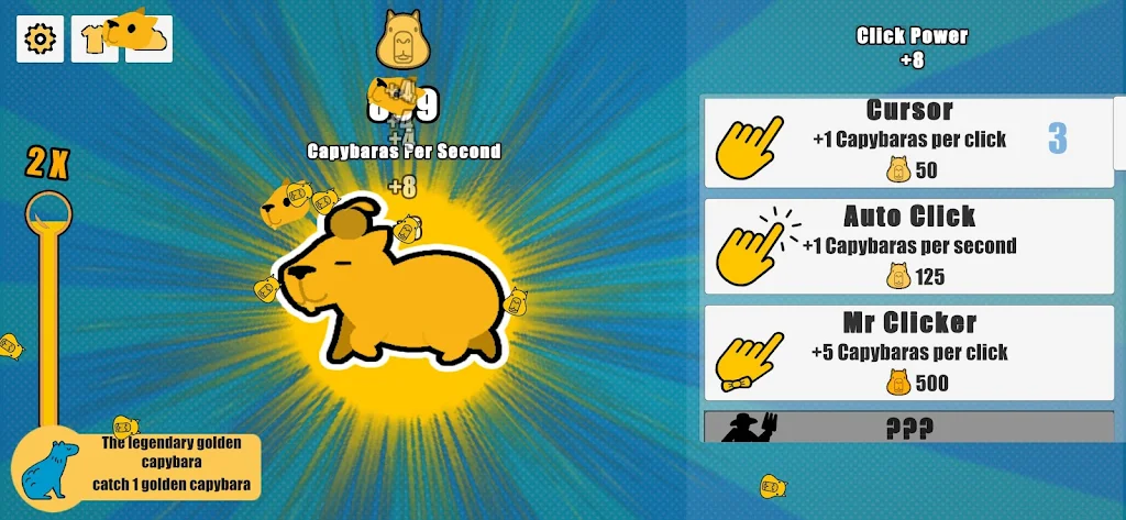 Capybara Clicker Captura de pantalla 2