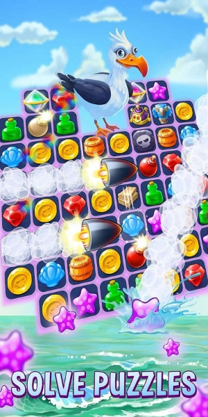 Pirates & Pearls: Match 3 Game Screenshot 1