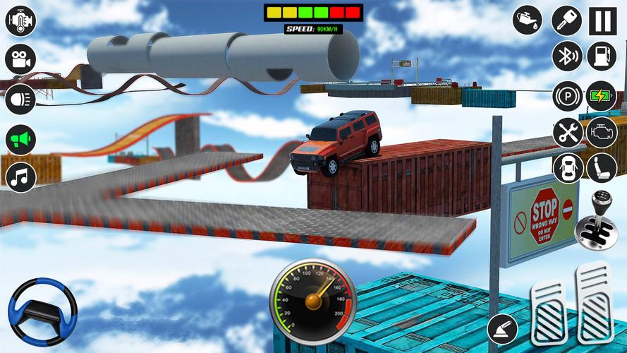Mega Ramp Car Stunt Games 3d Captura de tela 2