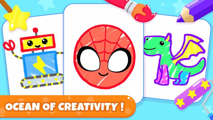 Drawing Games: Paint And Color スクリーンショット 1