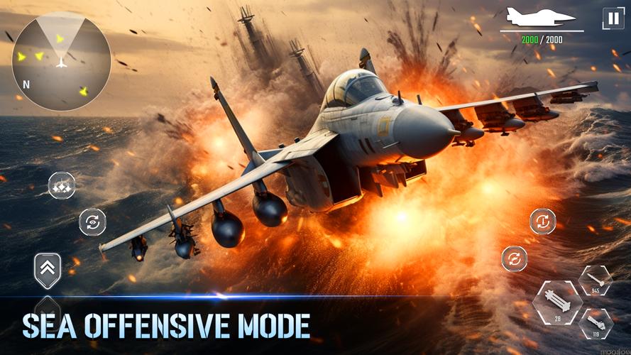 Aircraft Strike: Jet Fighter स्क्रीनशॉट 2