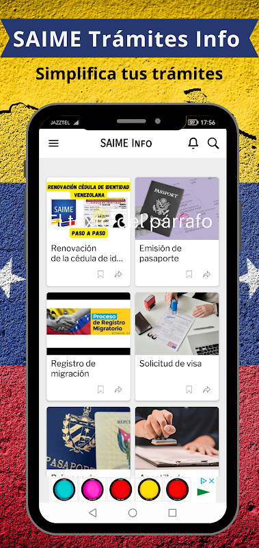 SAIME Trámites Info Captura de pantalla 3