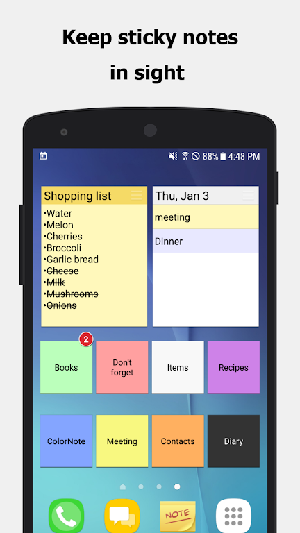 ColorNote Notepad Notizen Screenshot 2