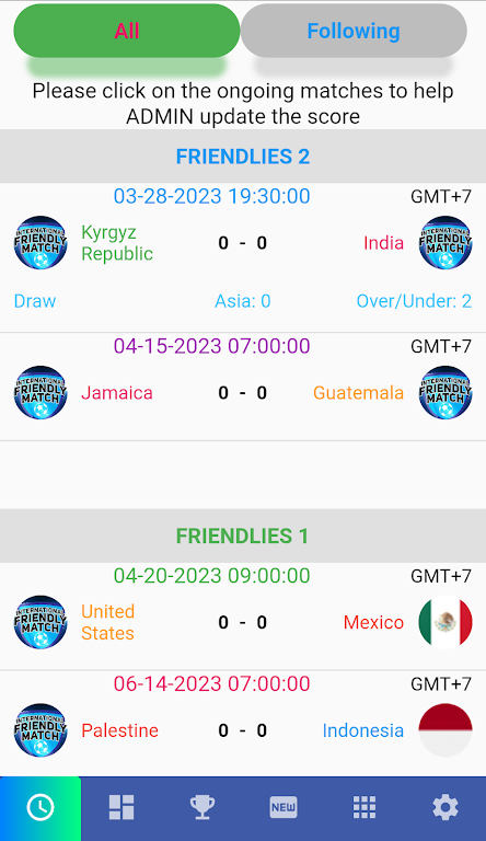 Friendly Matches 2024 スクリーンショット 1
