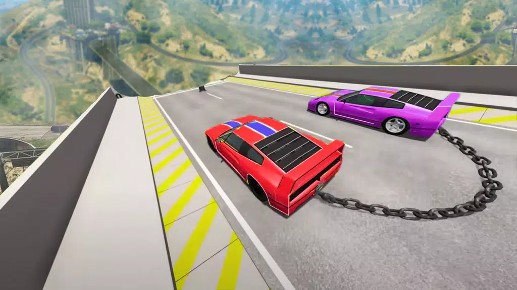 Chained Cars Stunt Racing Game Screenshot 3