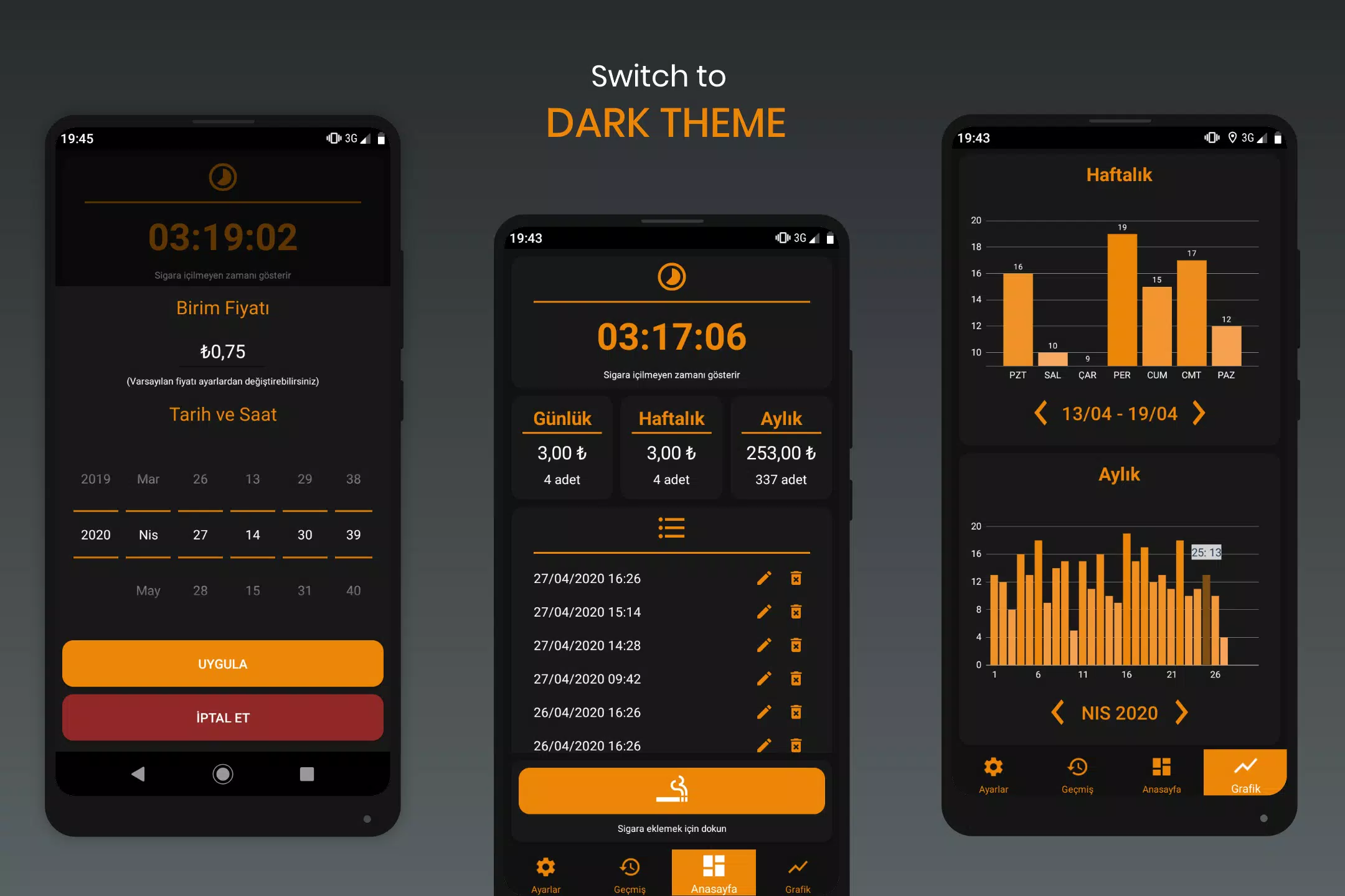 Cigarette Counter and Tracker Captura de pantalla 3