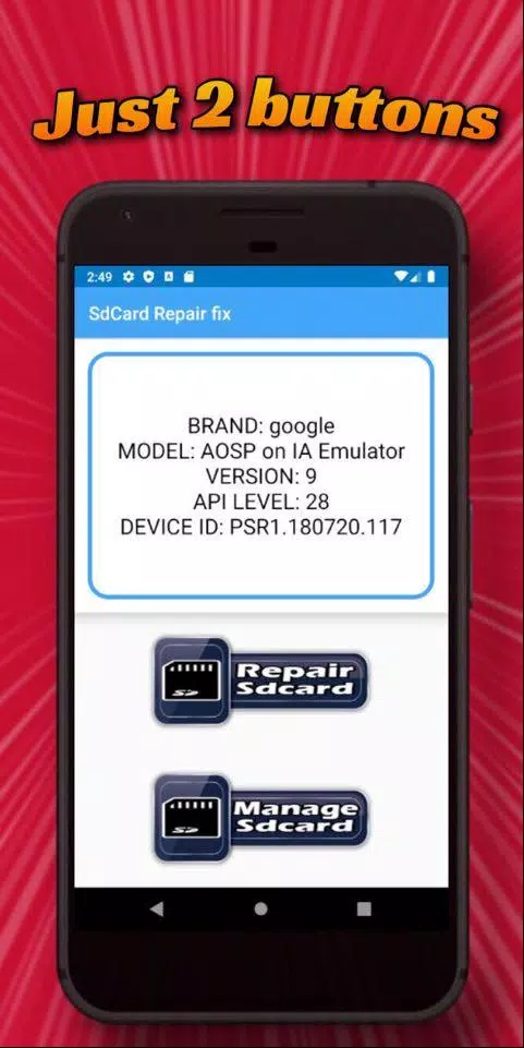 Sd Card Repair (Fix Sdcard) Captura de tela 2