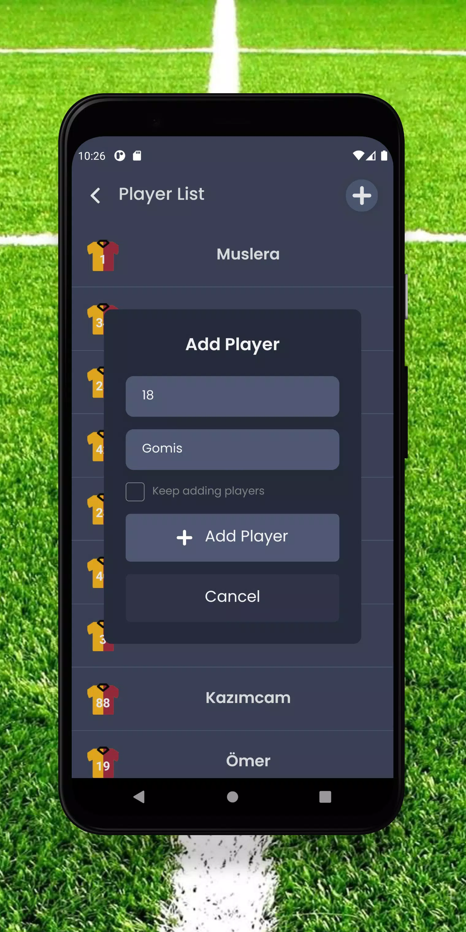 Lineupper - Lineup Builder स्क्रीनशॉट 4