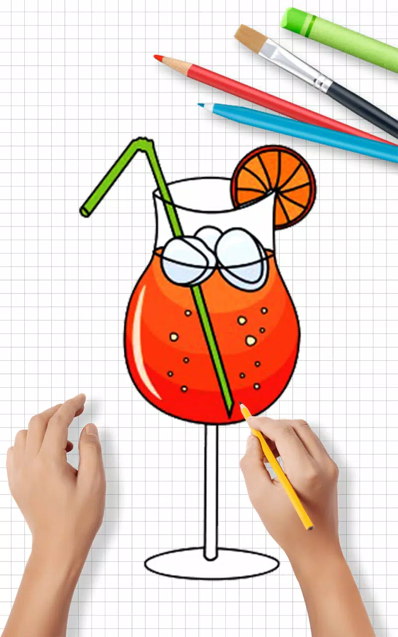 Draw Cute Drinks Capture d'écran 4