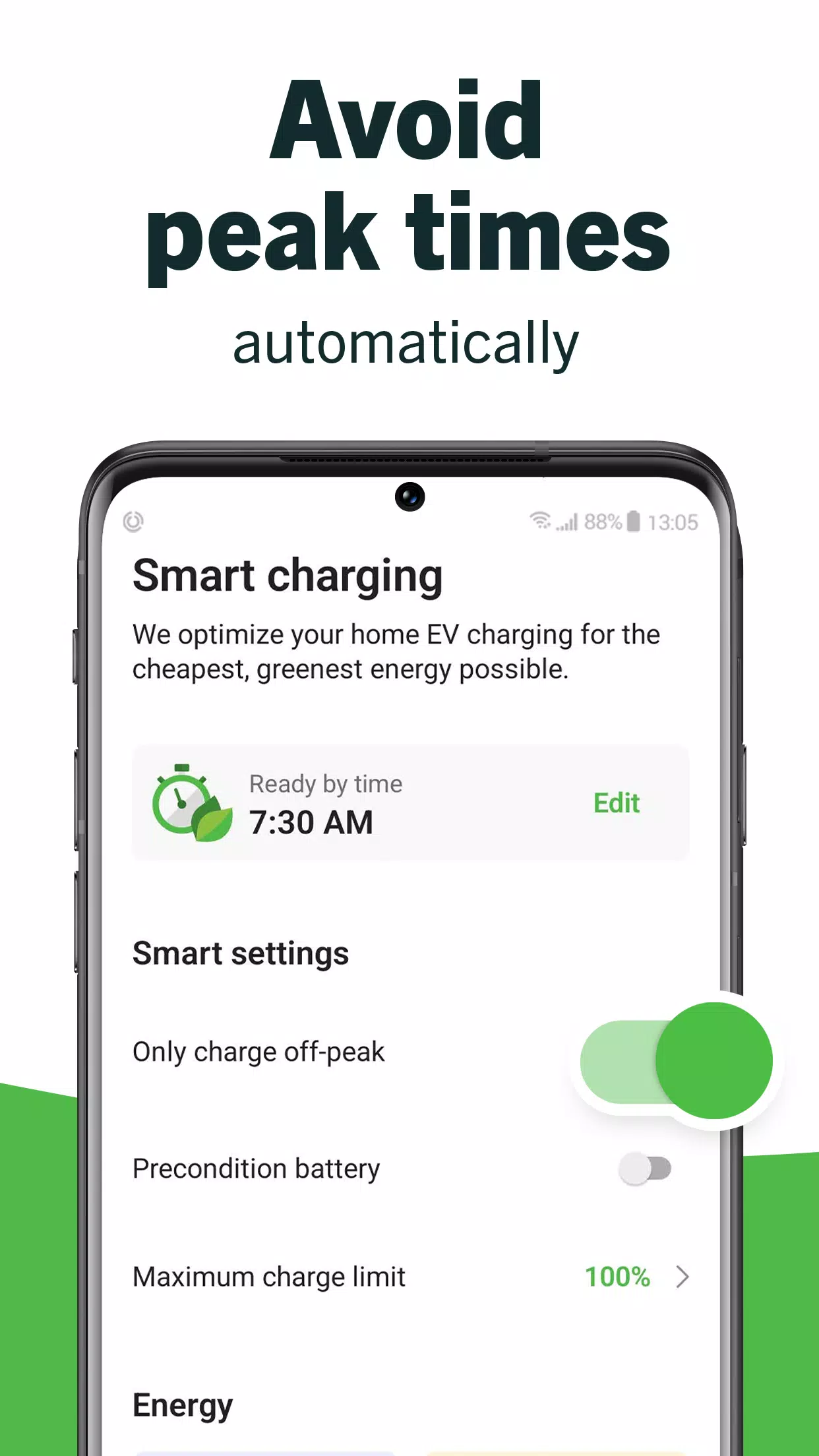 ev.energy: Home EV Charging Captura de tela 4