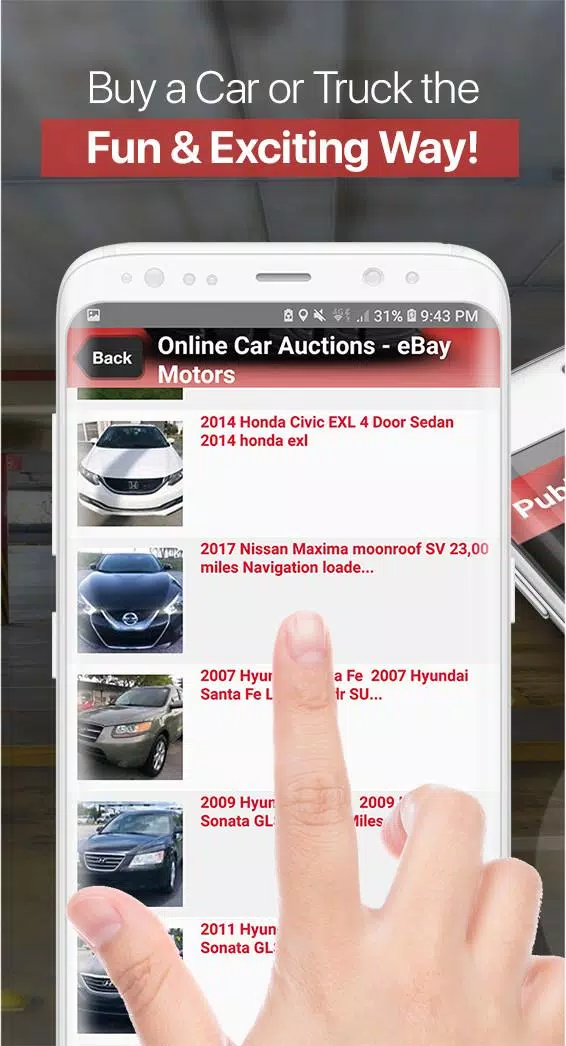 Public Car Auctions Directory Captura de pantalla 4