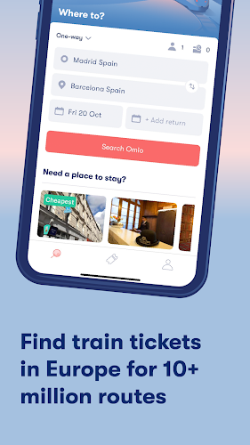 Omio: Train and bus travel app Screenshot 4