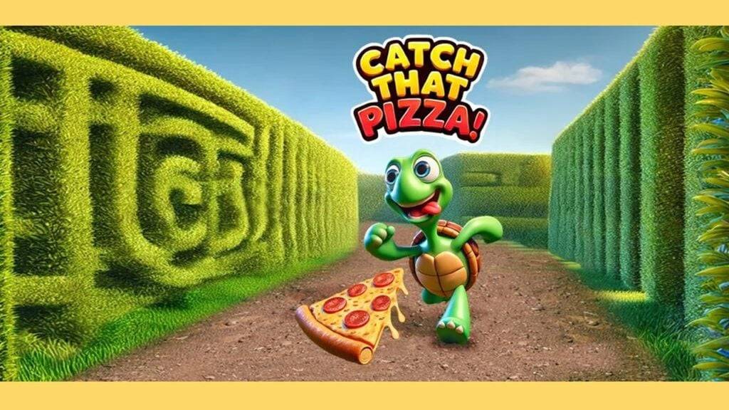 Verfolgen Sie eine Pizza, die sich in Fang That Pizza Maze teleportiert