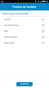 Precios en surtidor スクリーンショット 1