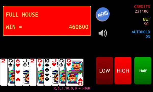 Jolly Card Poker स्क्रीनशॉट 3