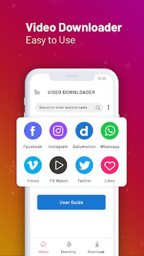 HD Video Downloader App स्क्रीनशॉट 1