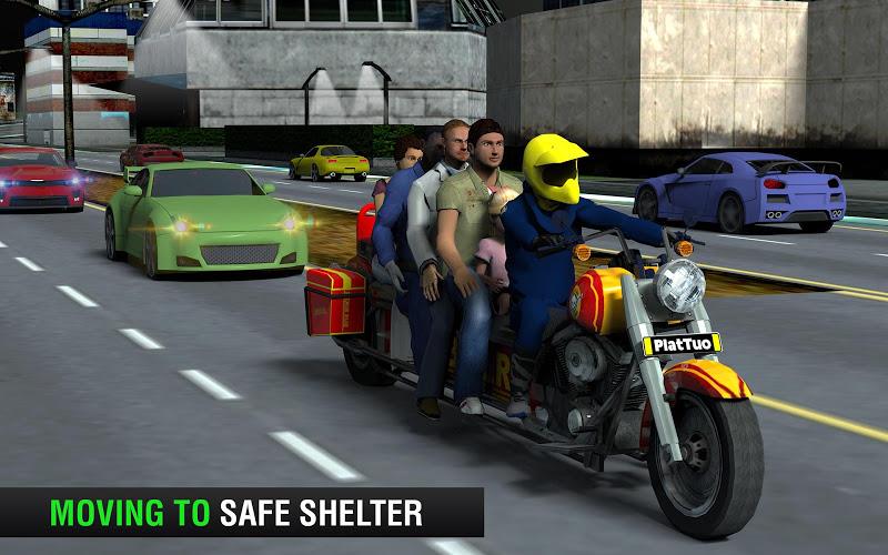 Bus Bike Taxi Bike Games 스크린샷 2