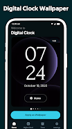 Digital Clock - Alarm Clock 스크린샷 1