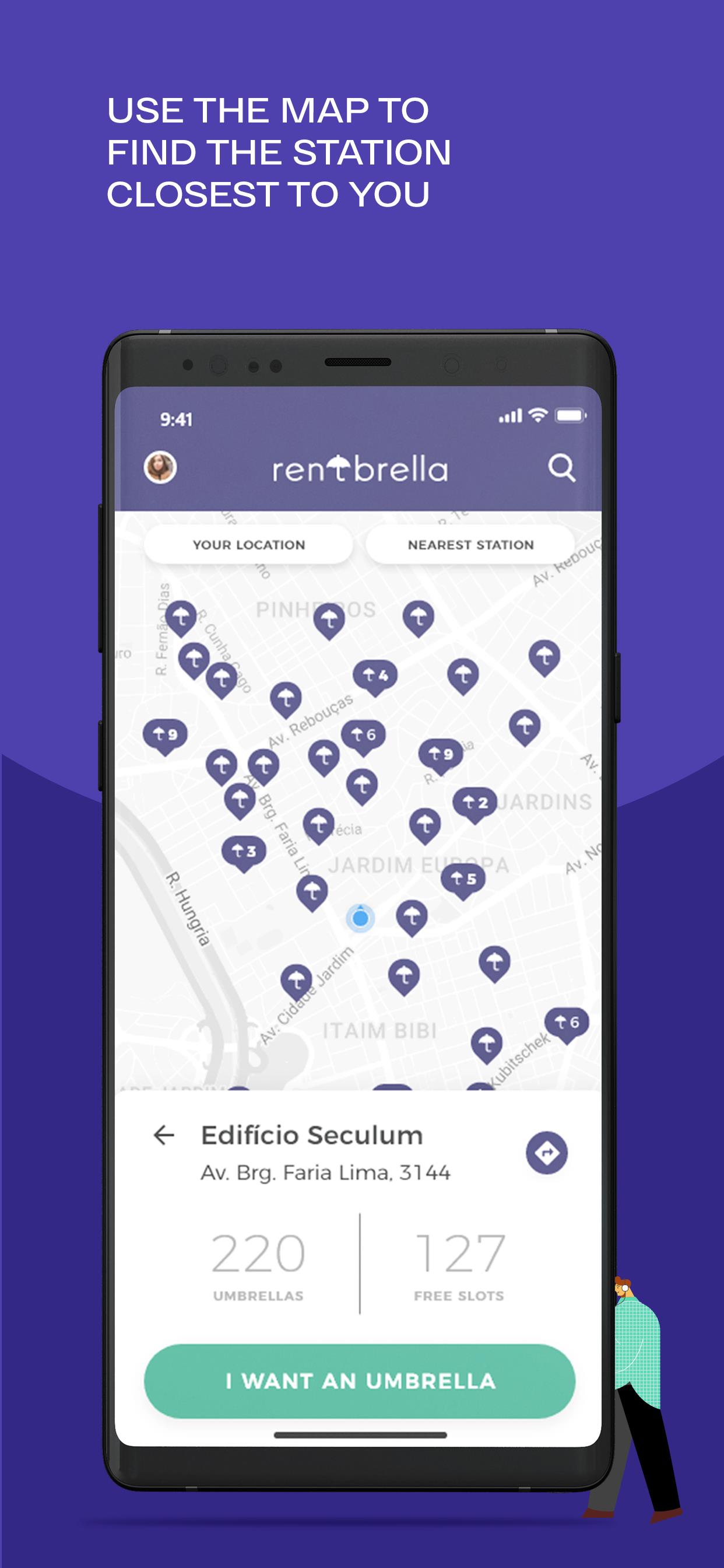 Rentbrella Captura de tela 3