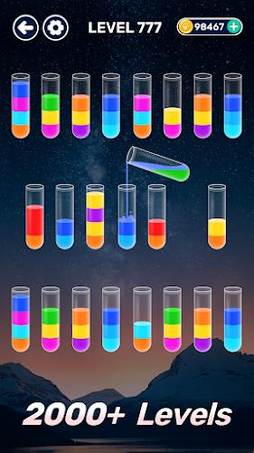 Color Water Sort : Puzzle Game Скриншот 2