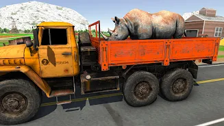 Animal Transport Truck Game Скриншот 1