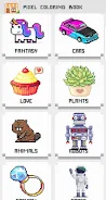 Pixel Art Coloring By Numbers Captura de tela 1