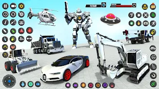 Robot Truck Car Transform Game Captura de tela 1