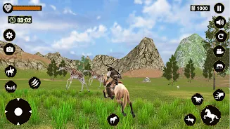 Wild Horse Simulator 3D Games स्क्रीनशॉट 1