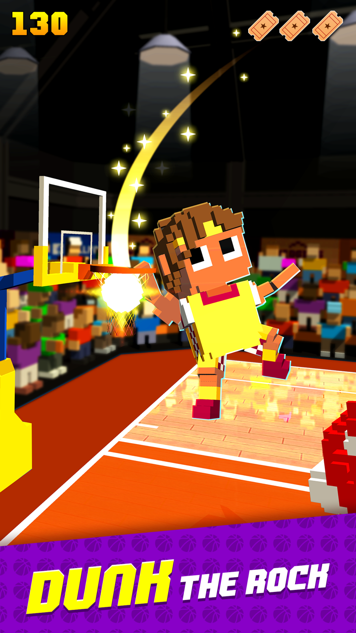 Blocky Basketball FreeStyle 스크린샷 3