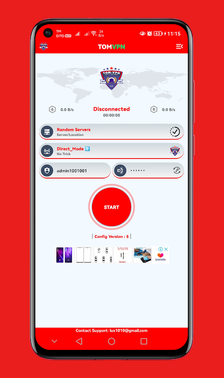 TOM VPN Скриншот 1