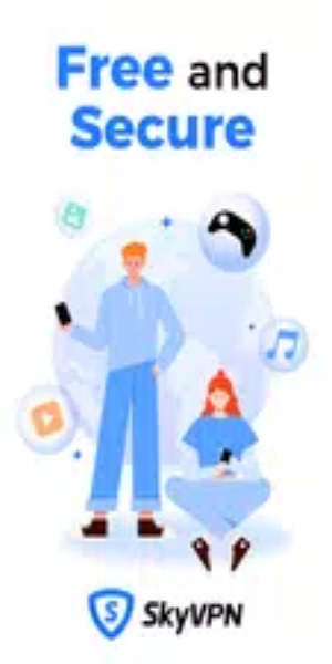 SkyVPN - VPN rápido e seguro Captura de tela 1
