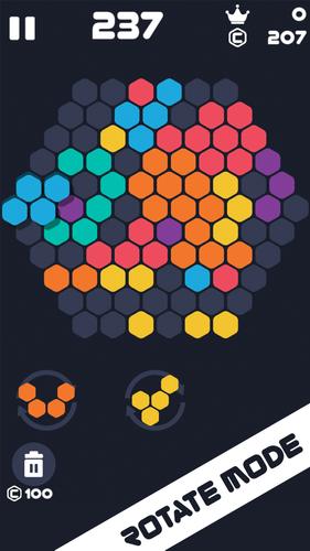 Hexa Brick: Hexagon Block 1010 Captura de tela 1