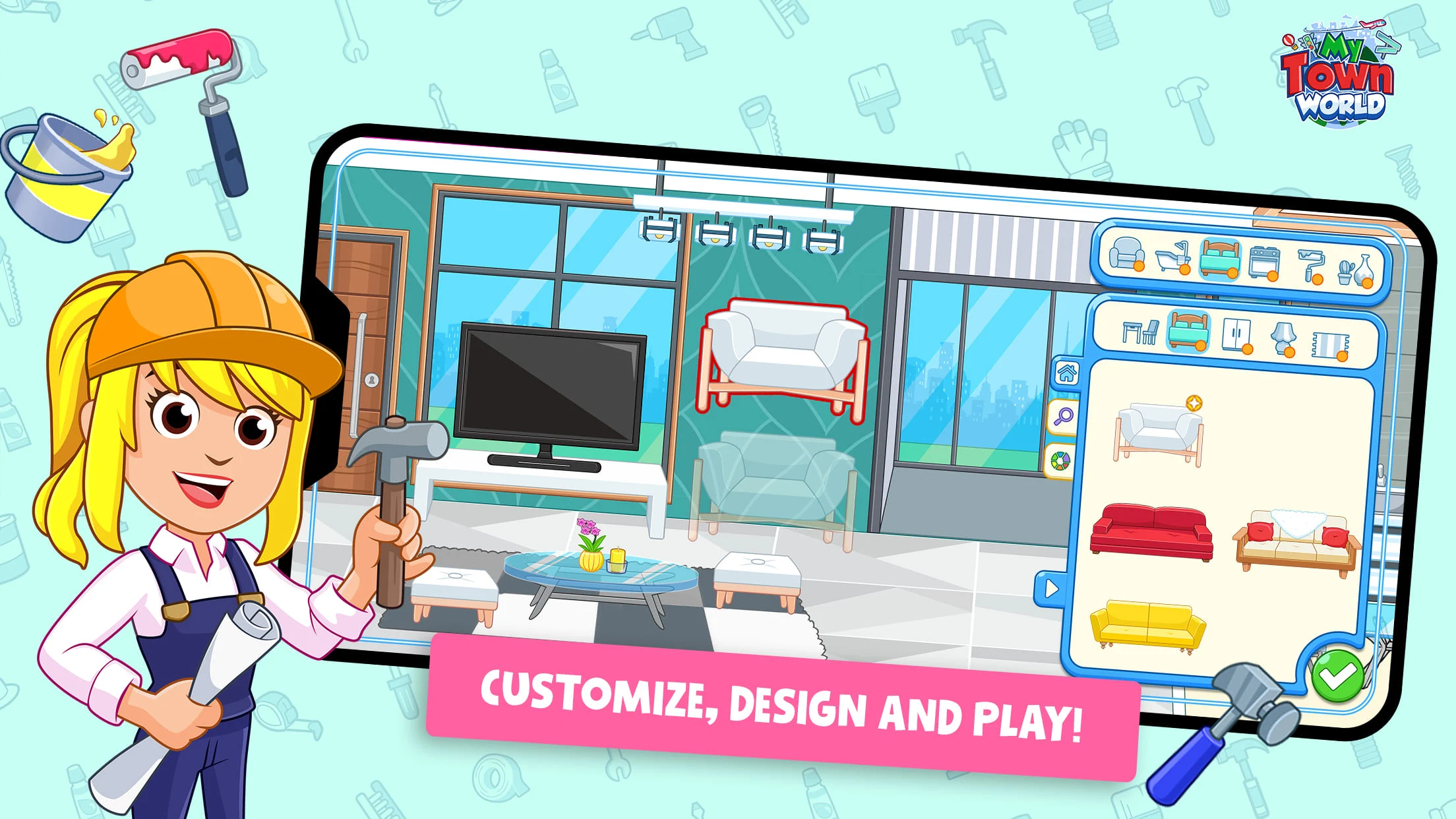 My Town World - Mega Doll City Screenshot 3