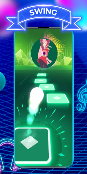 Tiles Hop EDM Rush Music Game Captura de tela 1