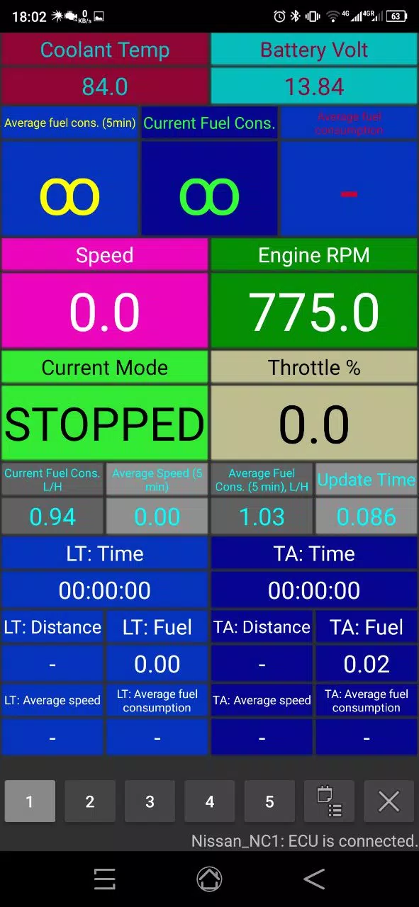 EconTool Nissan ELM327應用截圖第1張