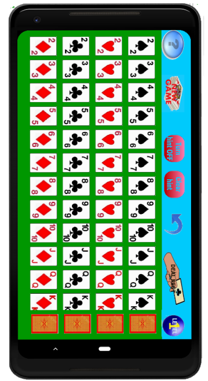 Differerent Solitaire game Captura de pantalla 2