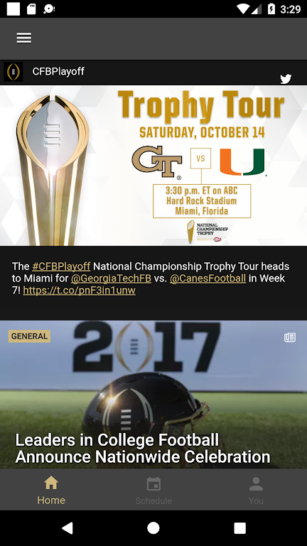 College Football Playoff Captura de pantalla 1