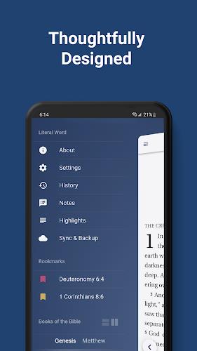 Literal Word Bible App Captura de tela 2