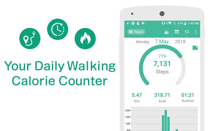 Pedometer - Step Counter Maipo 스크린샷 1