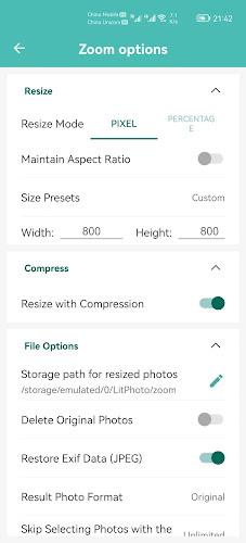 LitPhoto - Compress & Resize Capture d'écran 4