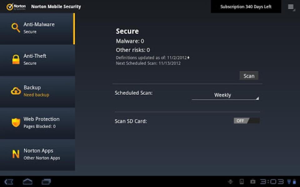 Norton Mobile Security 스크린샷 3