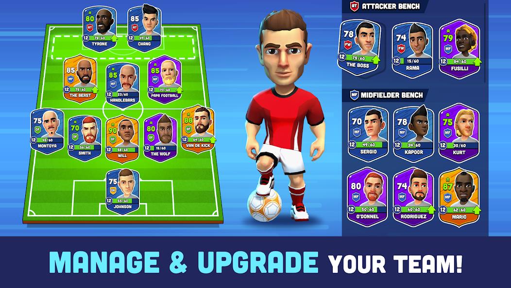 Mini Football - Mobile Soccer Mod स्क्रीनशॉट 4