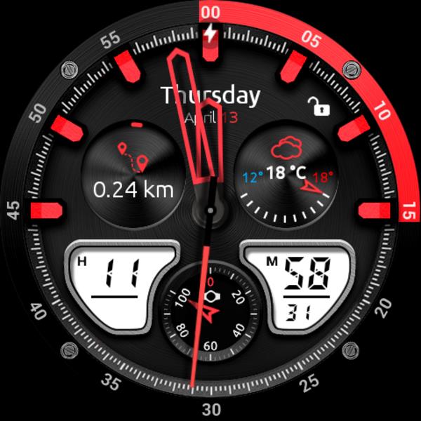 Fury Watch Face Captura de pantalla 2