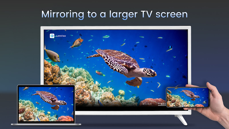 LetsView-テレビ用の無線画面ミラーリングアプリ スクリーンショット 1
