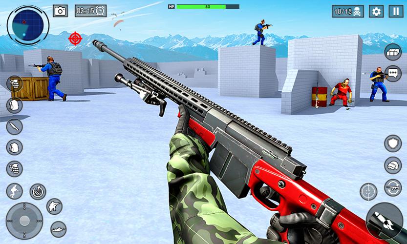 FPS War Game: Offline Gun Game स्क्रीनशॉट 2
