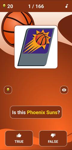 Basketball Logo Quiz Captura de tela 3