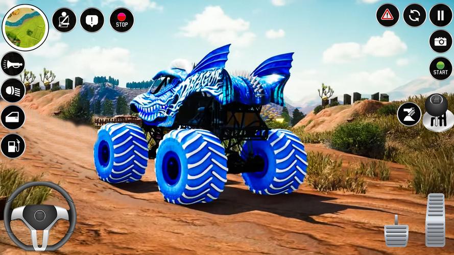 Extreme Monster Truck Game 3D Capture d'écran 2