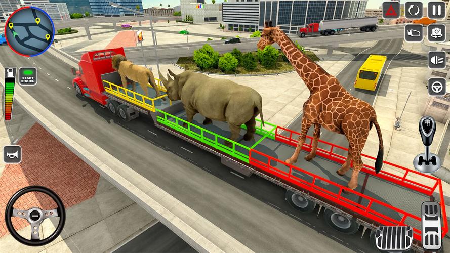 Wild Animal Truck Transporter Capture d'écran 3