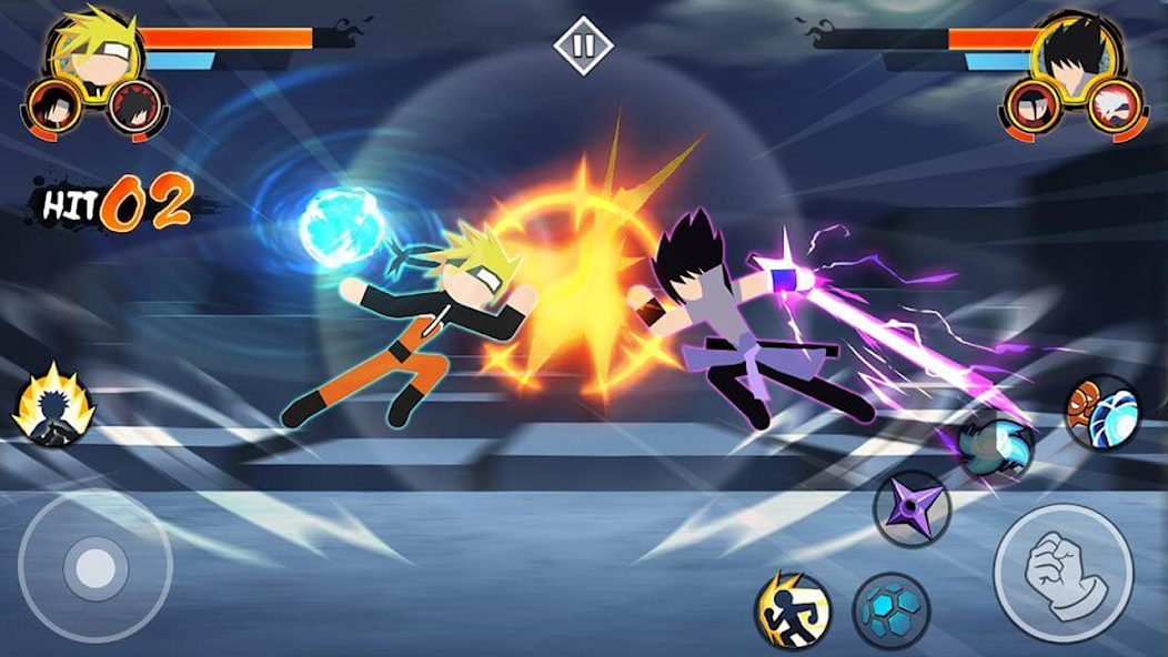 Stickman Ninja Fight 3v3 Mod應用截圖第1張