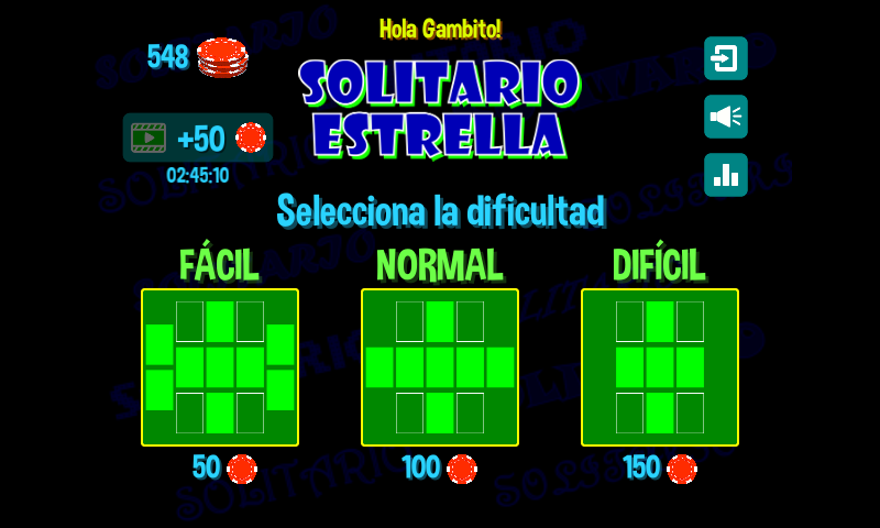 Solitario Estrella Screenshot 3